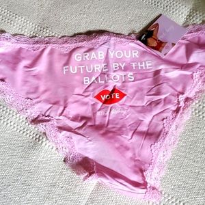 NWT Grab Your Future by the Ballot Election Panties